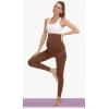image:imageMIRITY Maternity Seamless Leggings Over The Belly Pregnancy Workout Stretchy Pants with Pockets Brown