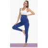 image:imageMIRITY Maternity Seamless Leggings Over The Belly Pregnancy Workout Stretchy Pants with Pockets Navy