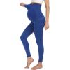 image:imageMIRITY Maternity Seamless Leggings Over The Belly Pregnancy Workout Stretchy Pants with Pockets Navy