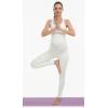 image:imageMIRITY Maternity Seamless Leggings Over The Belly Pregnancy Workout Stretchy Pants with Pockets White