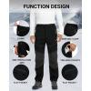 image:imageMIRITY Mens Outdoor Waterproof Snow Ski Hiking Pants Fleece Lined Insulated Traveling with Adjustable Hoop
