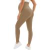 image:imageMIRITY Pregnancy Maternity Athletic Leggings Over The Belly for Women with Pockets and Drawstring Brown