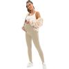 image:imageMIRITY Pregnancy Maternity Athletic Leggings Over The Belly for Women with Pockets and Drawstring Khaki