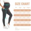 image:imageMIRITY Women Maternity Ribbed Leggings Over The Belly with Pockets and Drawstring for Workout 2Pack