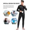 image:imageThermal Underwear for Men  Long Johns with Fleece Lined Cold Weather Base Layer Pajama Set Black