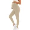 image:imageMIRITY Pregnancy Maternity Athletic Leggings Over The Belly for Women with Pockets and Drawstring Khaki